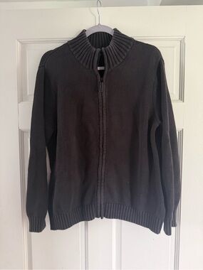 Lands End Full Zip Sweater